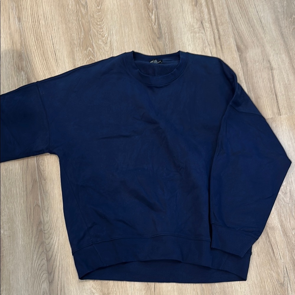 Classic Navy Blue Men's Sweater